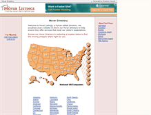 Tablet Screenshot of mover-listings.com